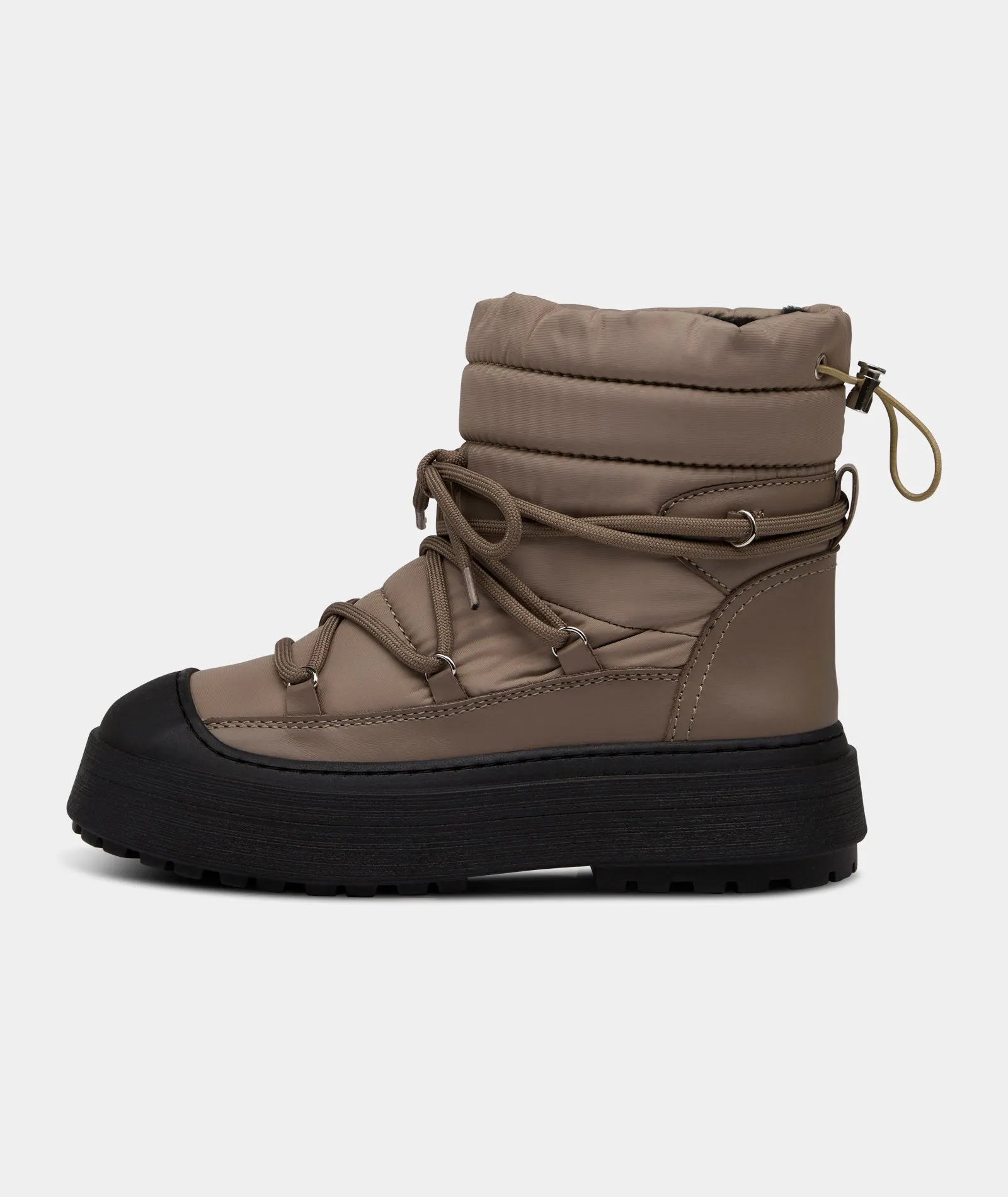 Milo Snow Boot - Earth Nylon / Leather