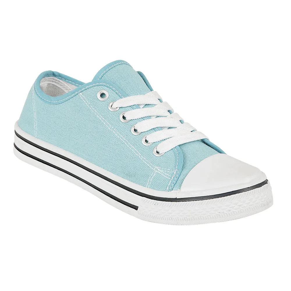 Mint Flat Casual Lace Up Sneaker