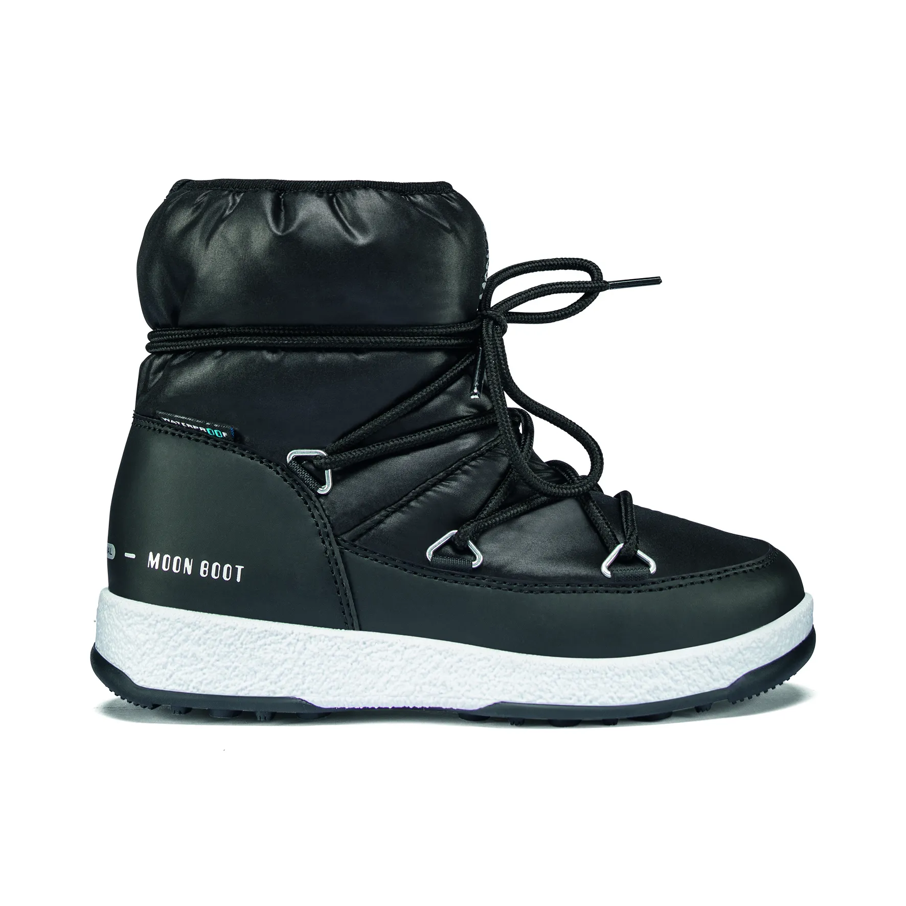 Moon Boot Junior Low Nylon Waterproof Black | Buy Moon Boot Junior Low Nylon Waterproof Black here | Outnorth