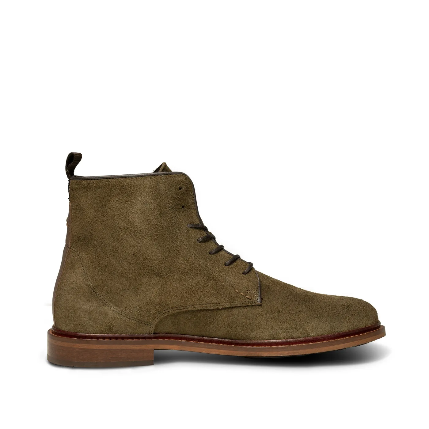 Ned Boot Waxed Suede - KHAKI