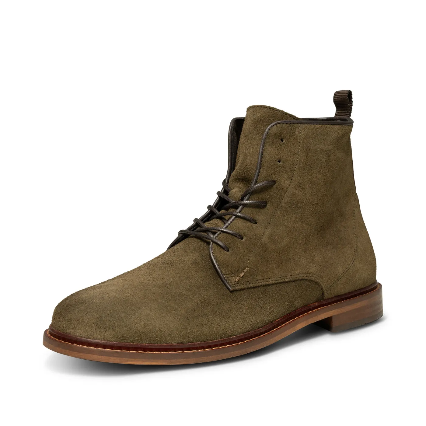 Ned Boot Waxed Suede - KHAKI