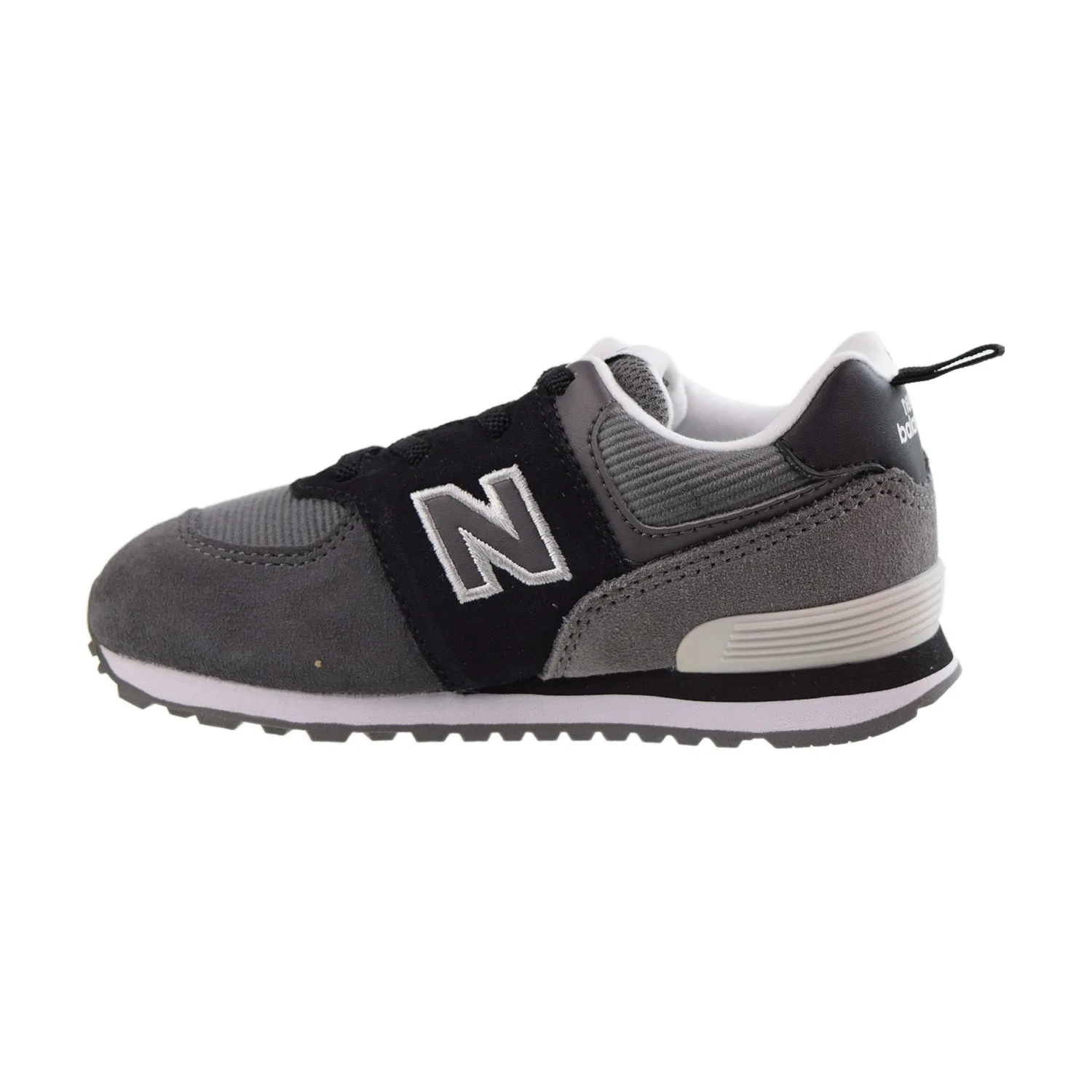 New Balance 574 Toddler Shoes Black-Grey