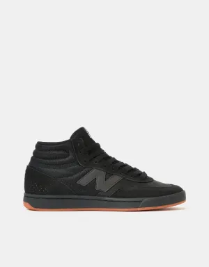 New Balance Numeric 440 High V2 Skate Shoes - Black/Black