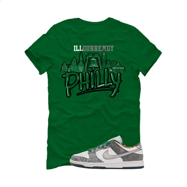 Nike Dunk Low Premium Philly Pine Green T-Shirt (Philly)| illcurrency