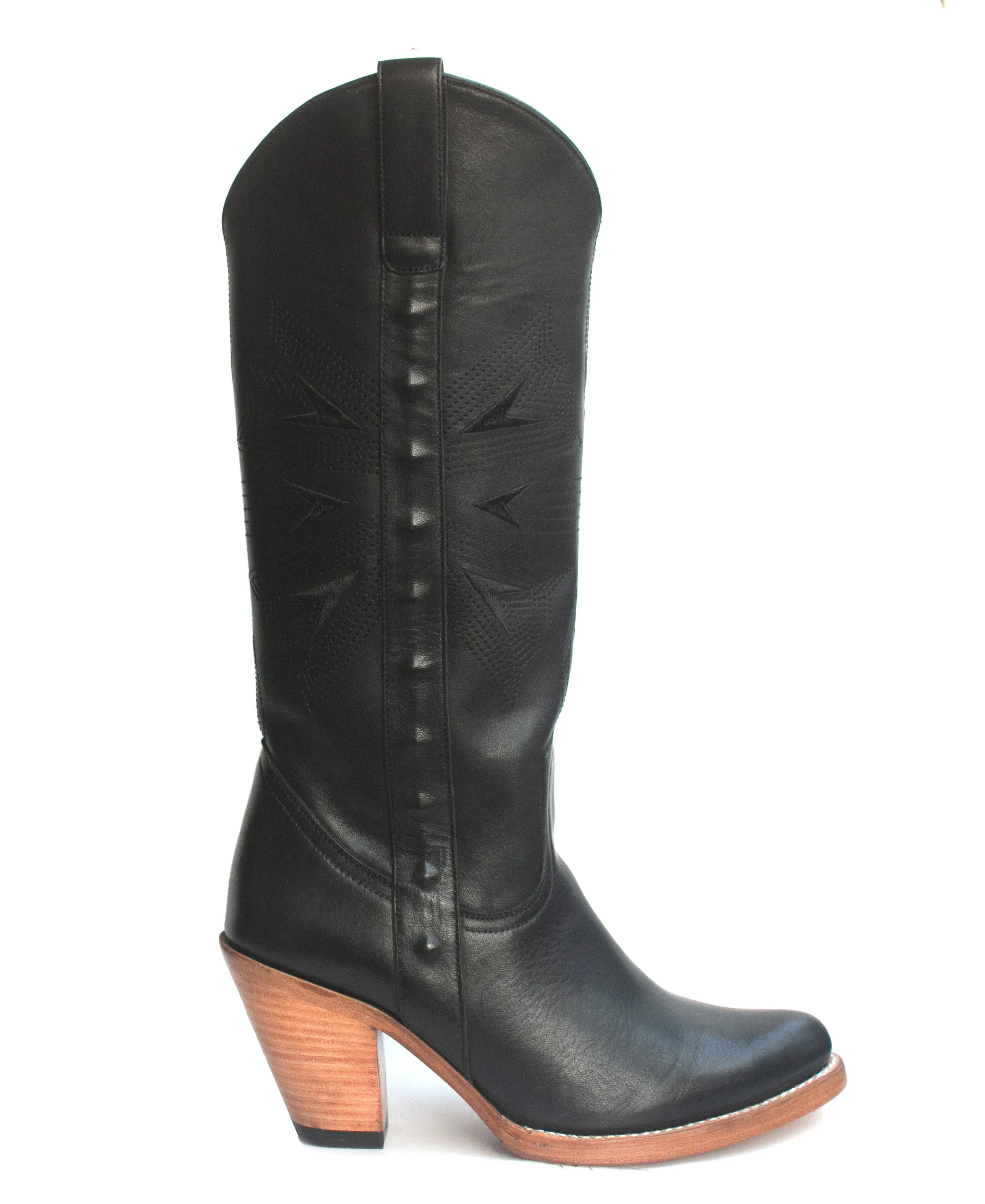 No.2052 ALLEY tall boot Black