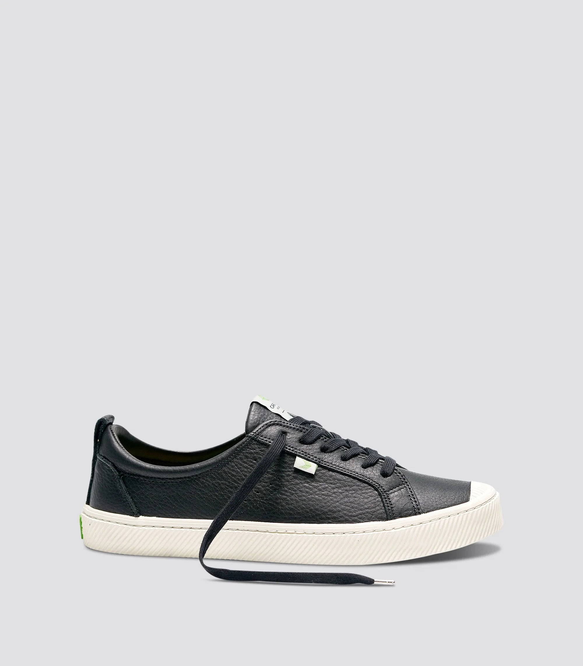 OCA Low Black Premium Leather Sneaker Men