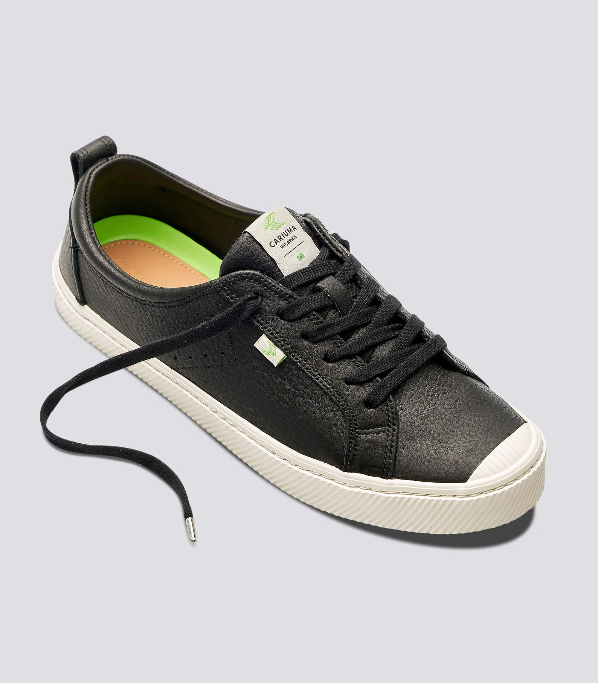 OCA Low Black Premium Leather Sneaker Men