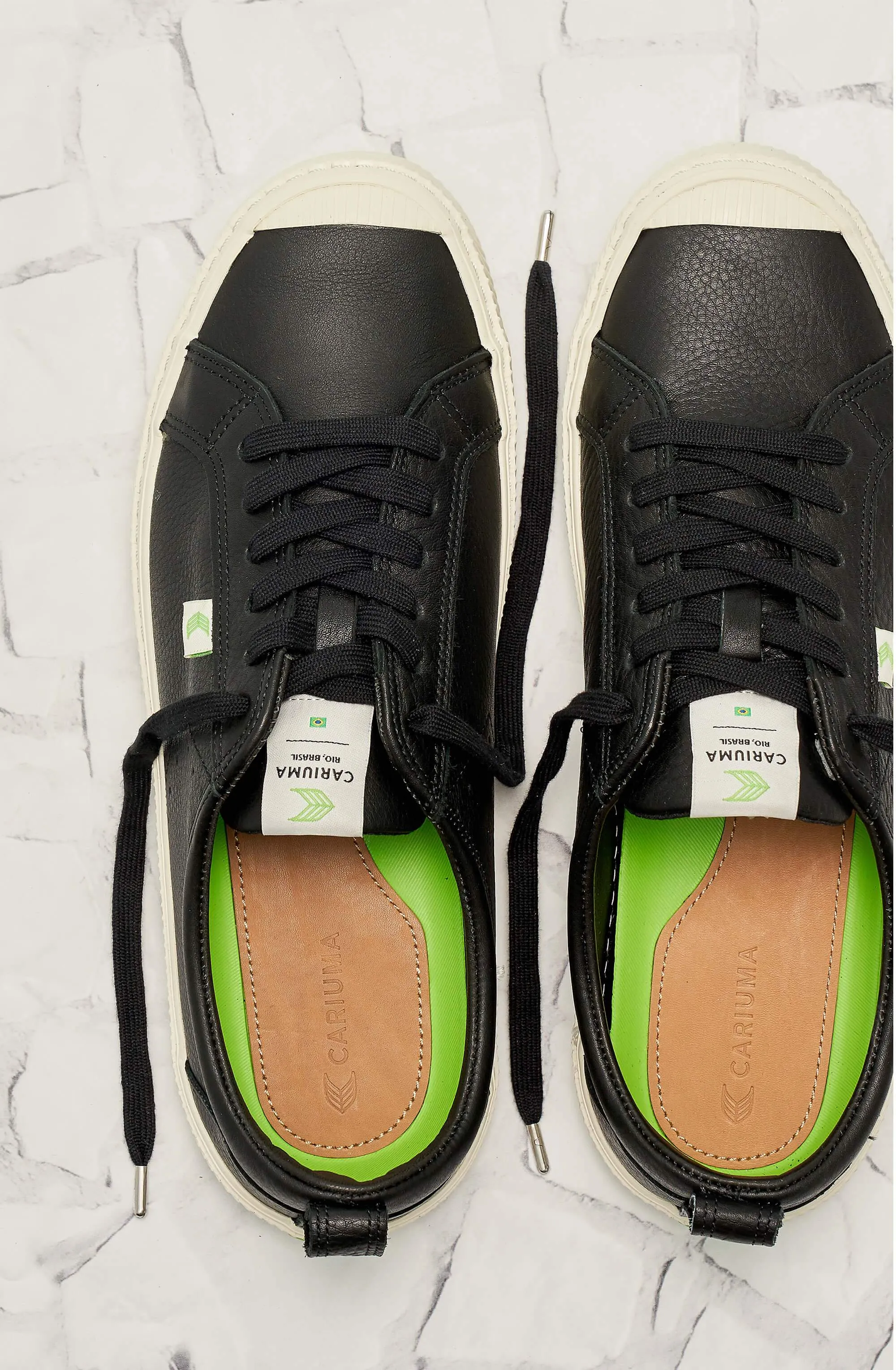 OCA Low Black Premium Leather Sneaker Men