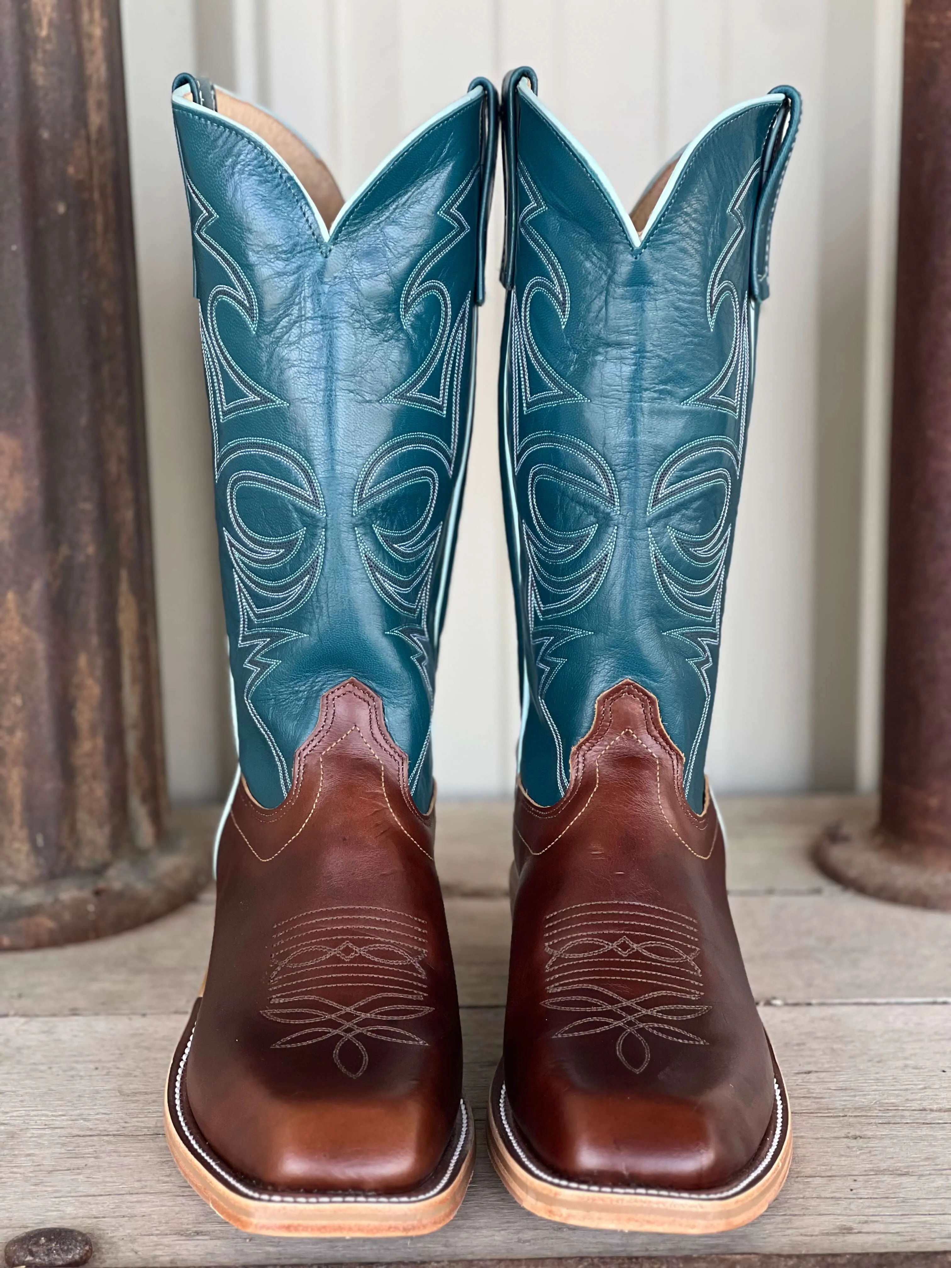 Olathe Boot Co.  | Chocolate Horsebutt Boot