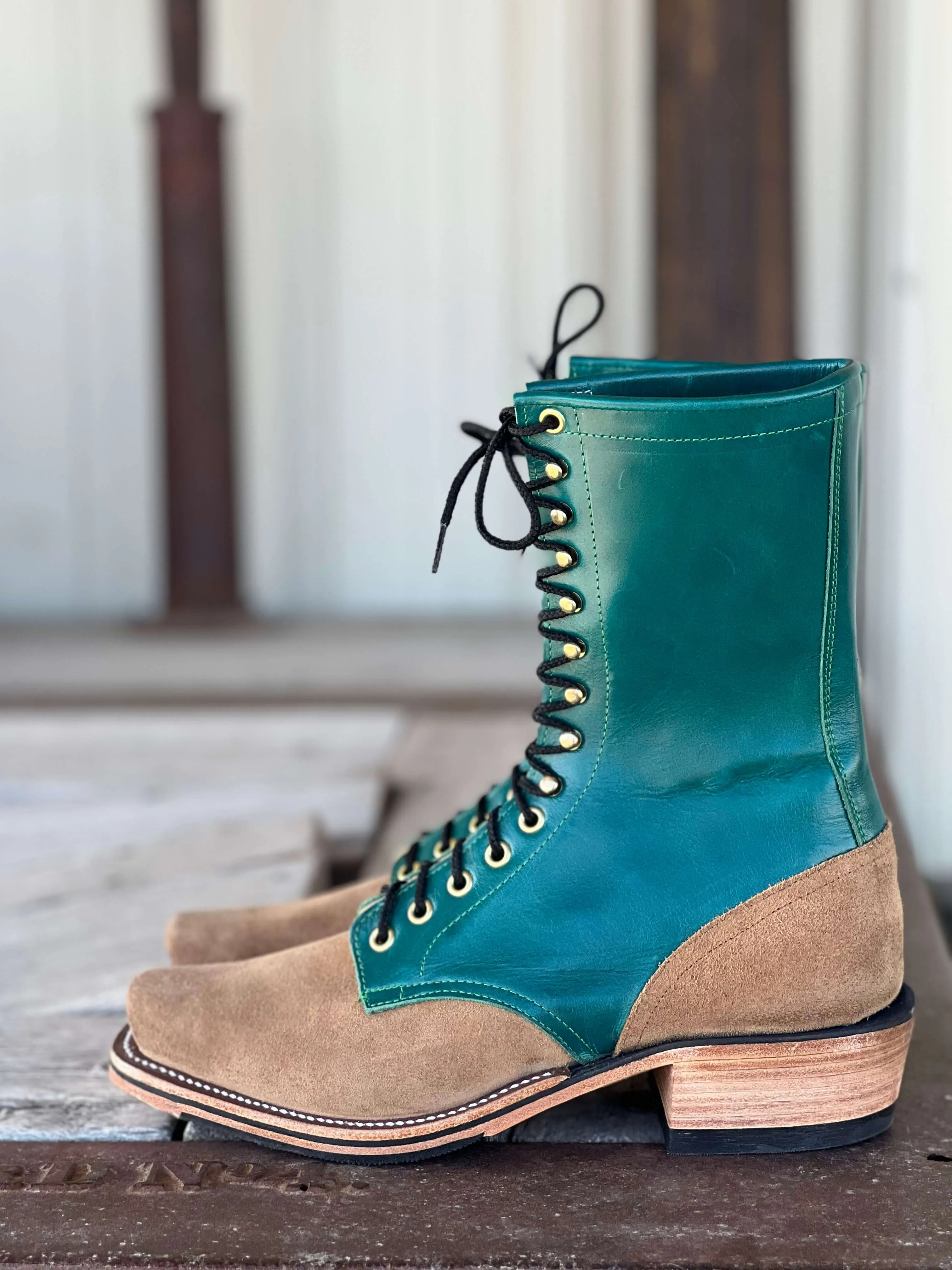 Olathe Boot Co.  | Tan Newman Lacer Boot