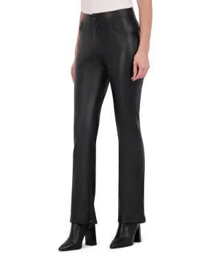 Ookie & Lala Butter Vegan Leather Mini Boot Cut Pant