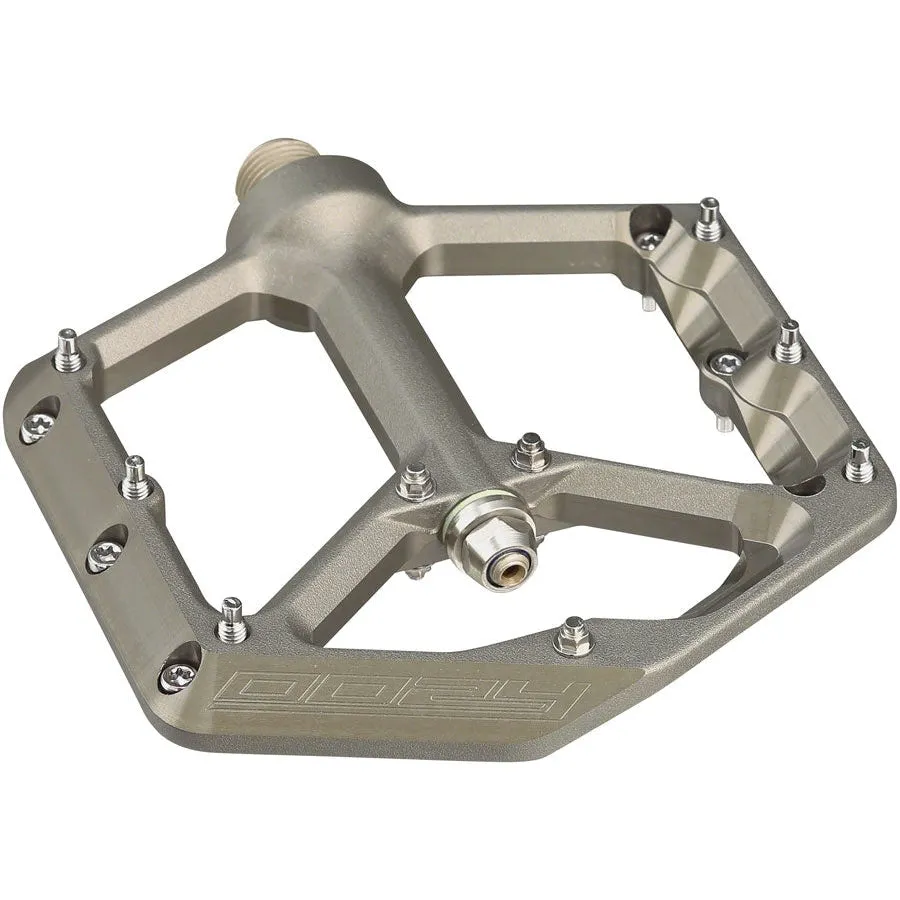 Oozy Reboot Mountain Bike Pedals, Silver