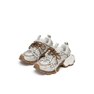 Phantom Butterfly Sole Retro Pop Shoes White