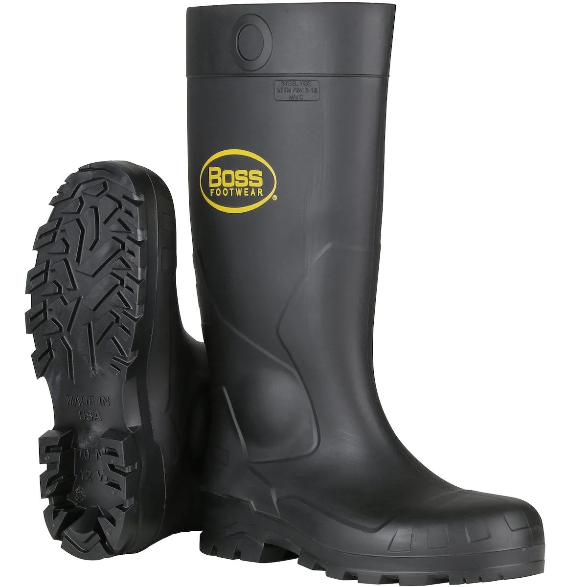 PIP Boss Footwear PVC Full Steel Toe & Midsole Boot