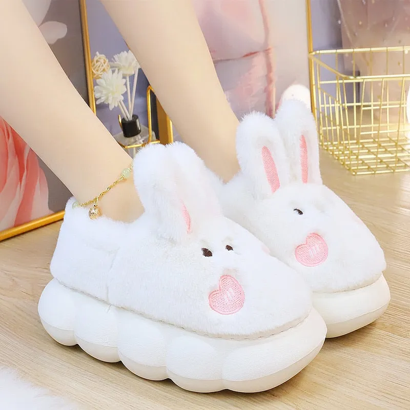 Plush Bunny Platform Slides