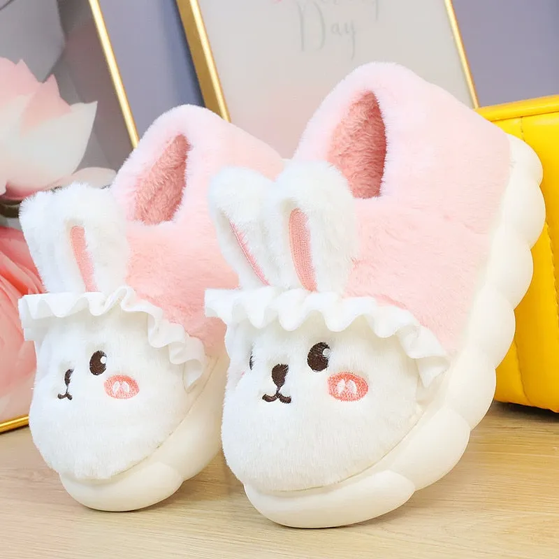 Plush Bunny Platform Slides