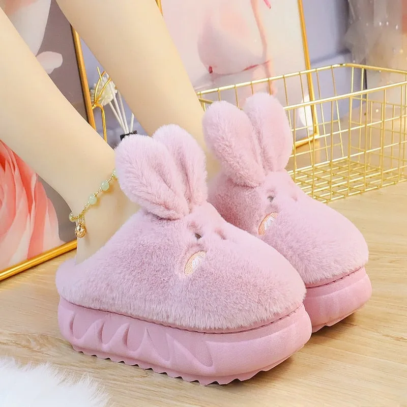 Plush Bunny Platform Slides