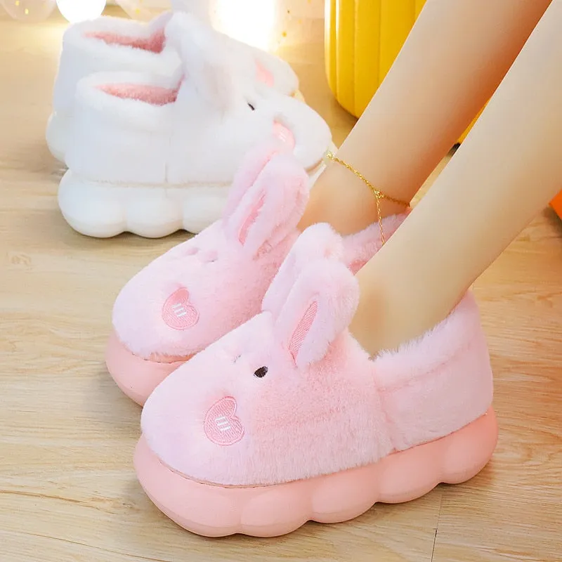 Plush Bunny Platform Slides