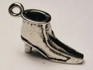 Pointed Boot Genuine American Pewter Charm