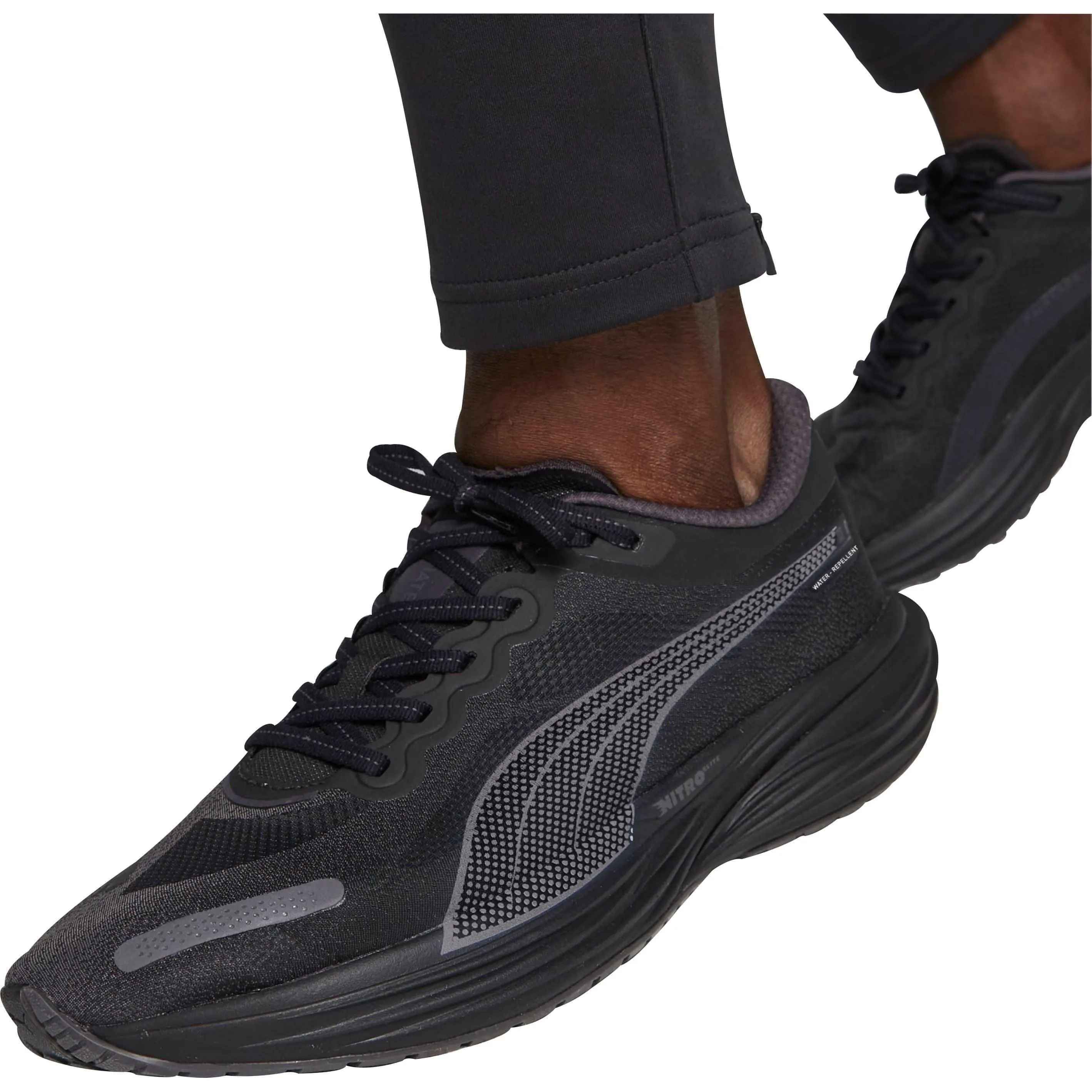 Puma Deviate Nitro 2 WTRepel Mens Running Shoes - Black