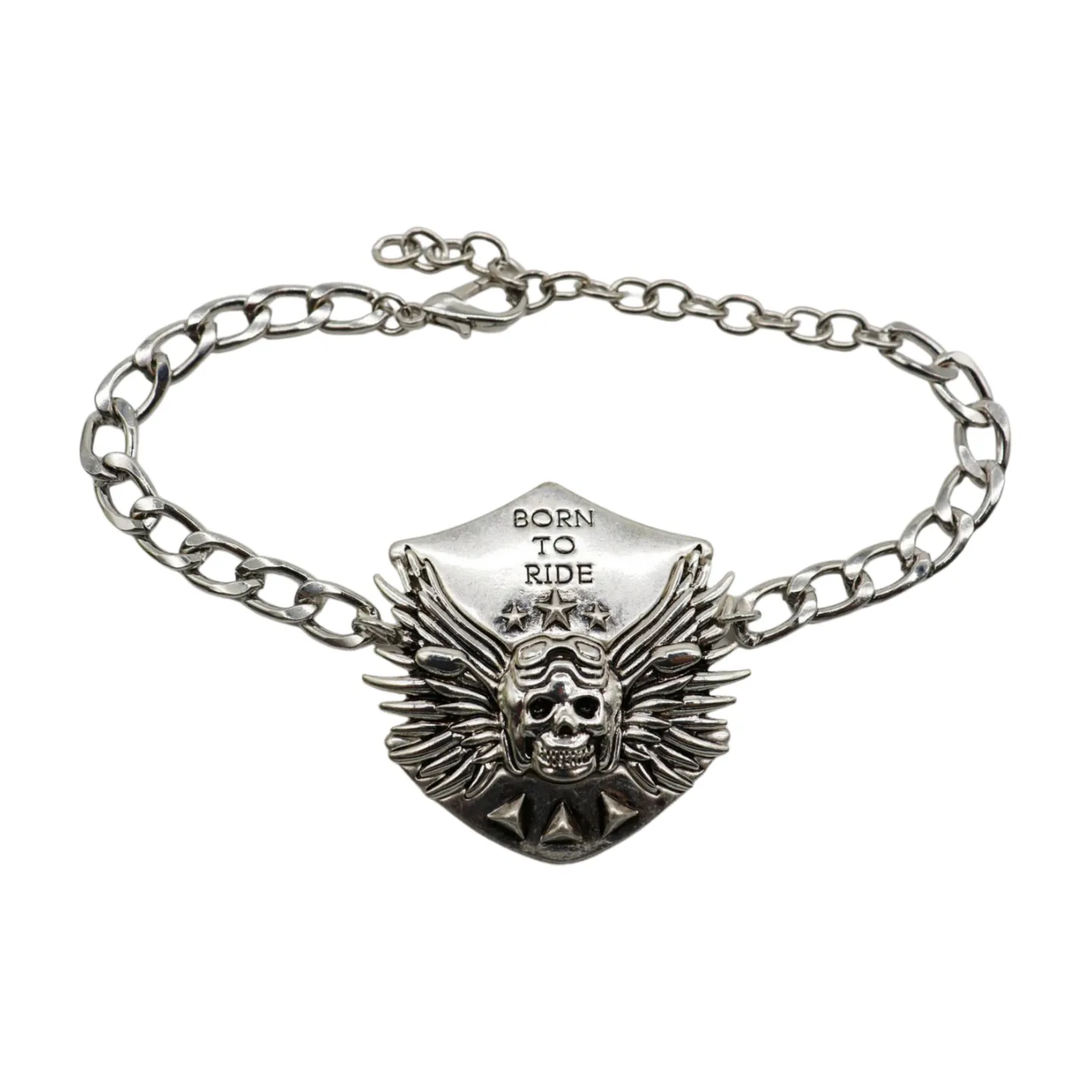 "Born to Ride" Motorcycle Biker Pendant Boot Chain