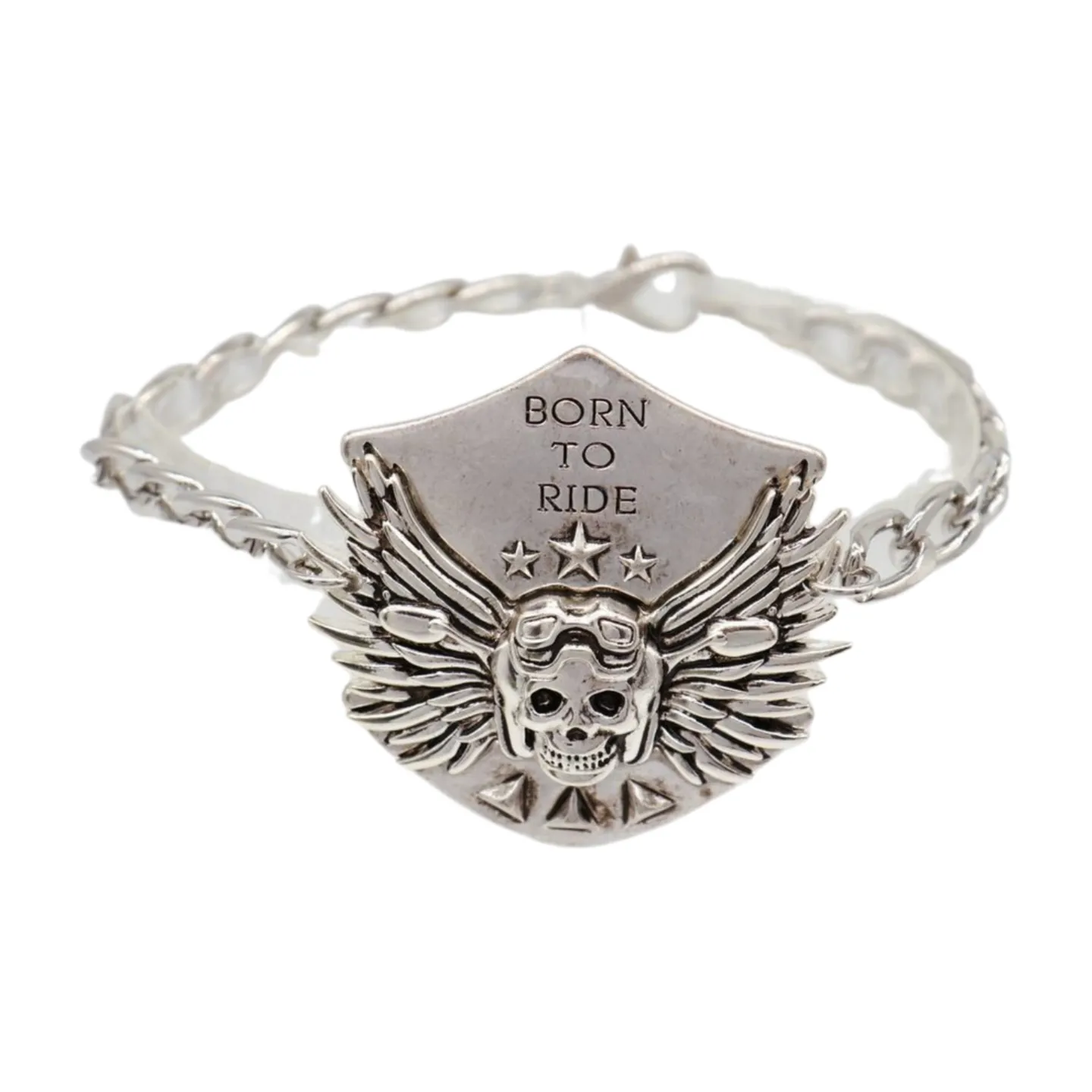 "Born to Ride" Motorcycle Biker Pendant Boot Chain