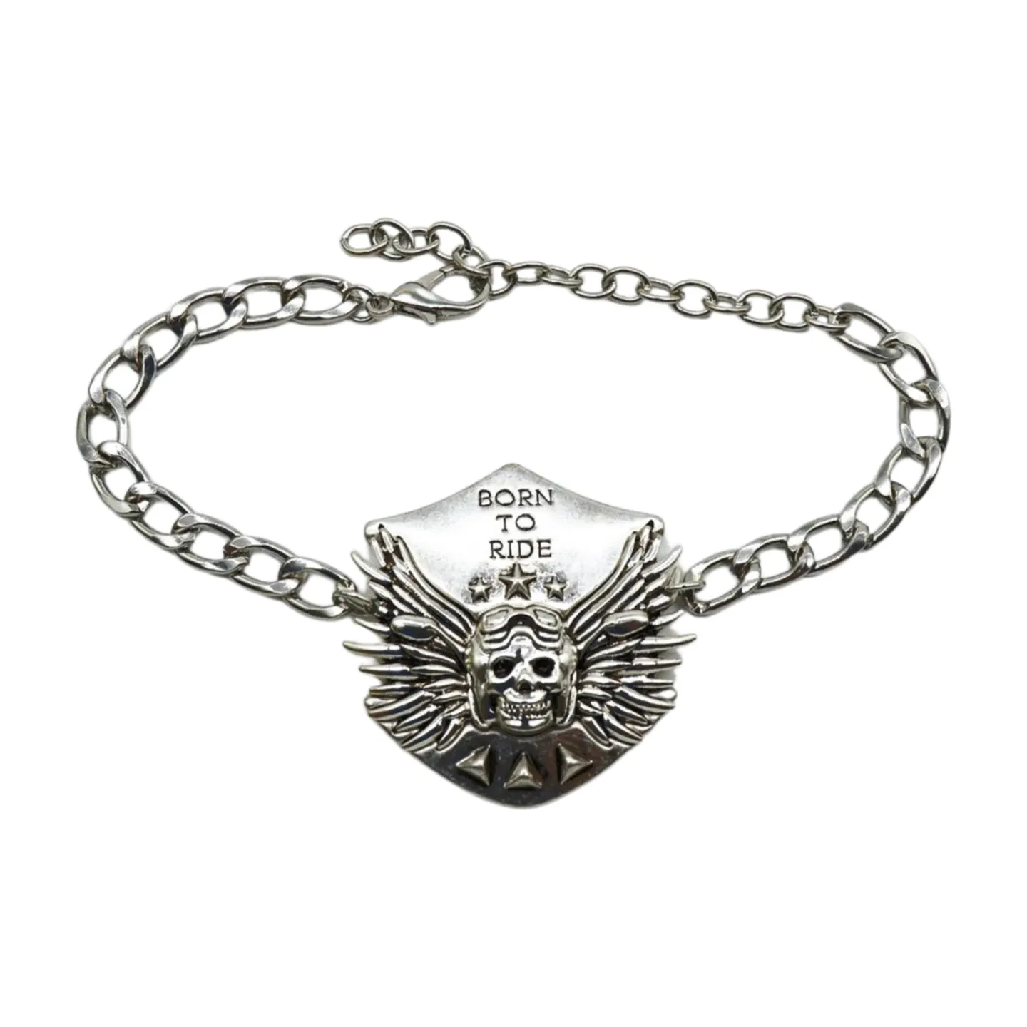 "Born to Ride" Motorcycle Biker Pendant Boot Chain