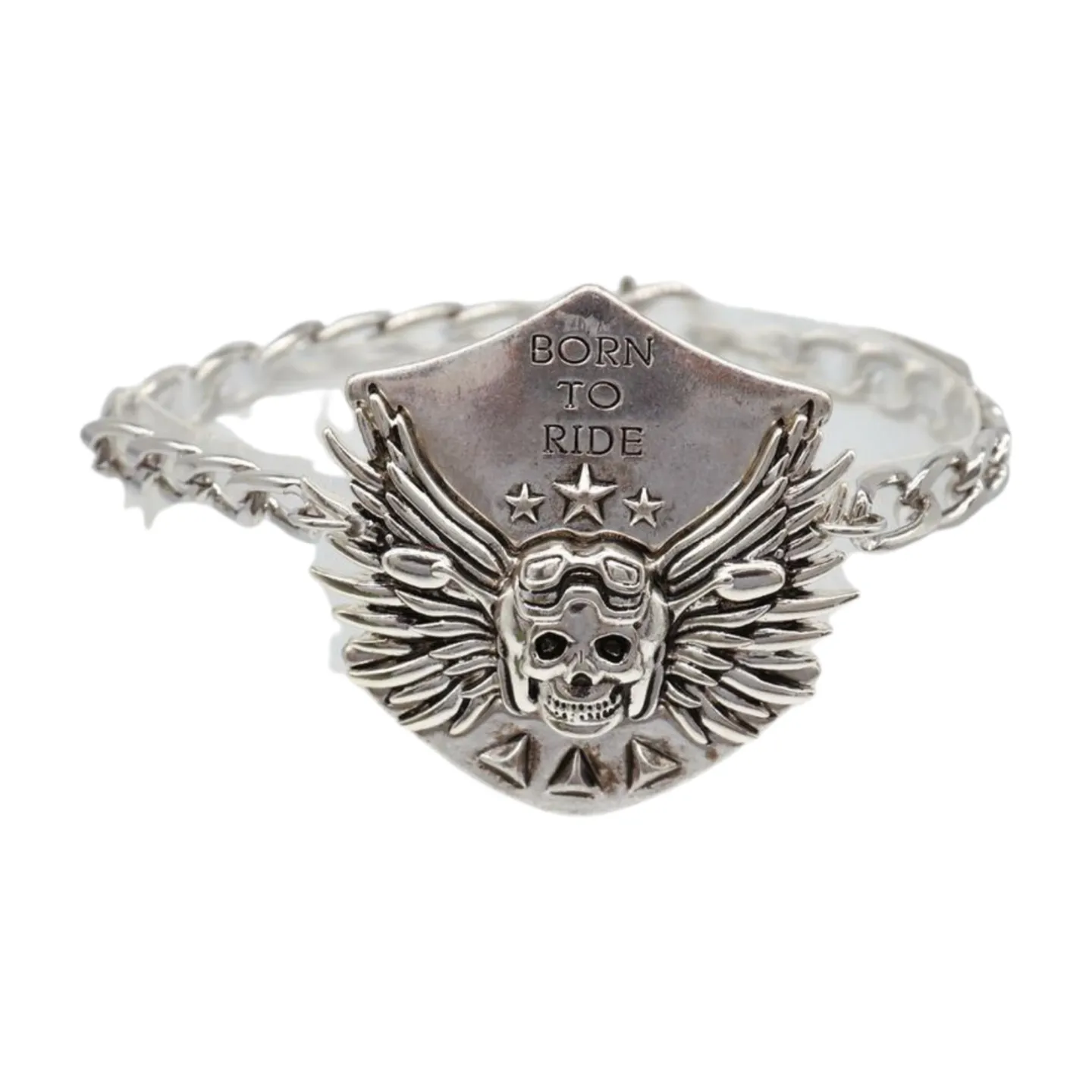 "Born to Ride" Motorcycle Biker Pendant Boot Chain