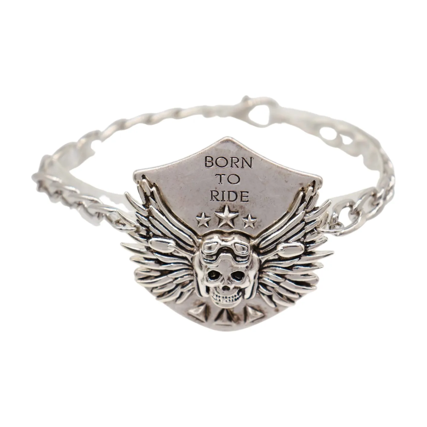 "Born to Ride" Motorcycle Biker Pendant Boot Chain