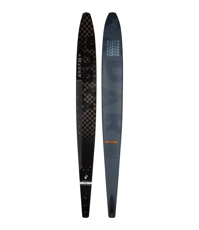 Radar Vapor Pro Build Slalom Ski with Vapor Boot & RTP (2024) - Gun Metal