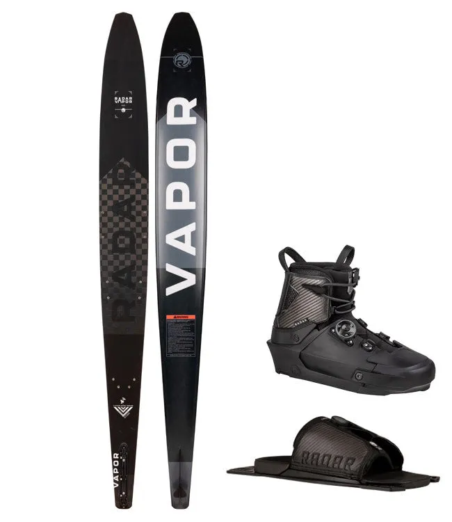 Radar Vapor Pro Build Slalom Ski with Vapor Boot & RTP (2025) - Stealth