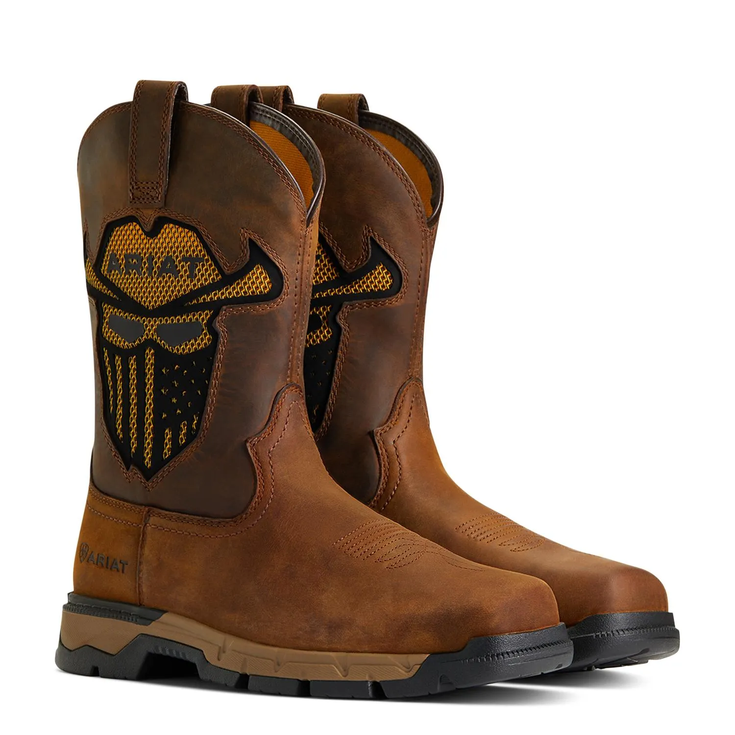 Rebar Flex VentTEK Incognito Soft-Toe Western Boot Dark Earth