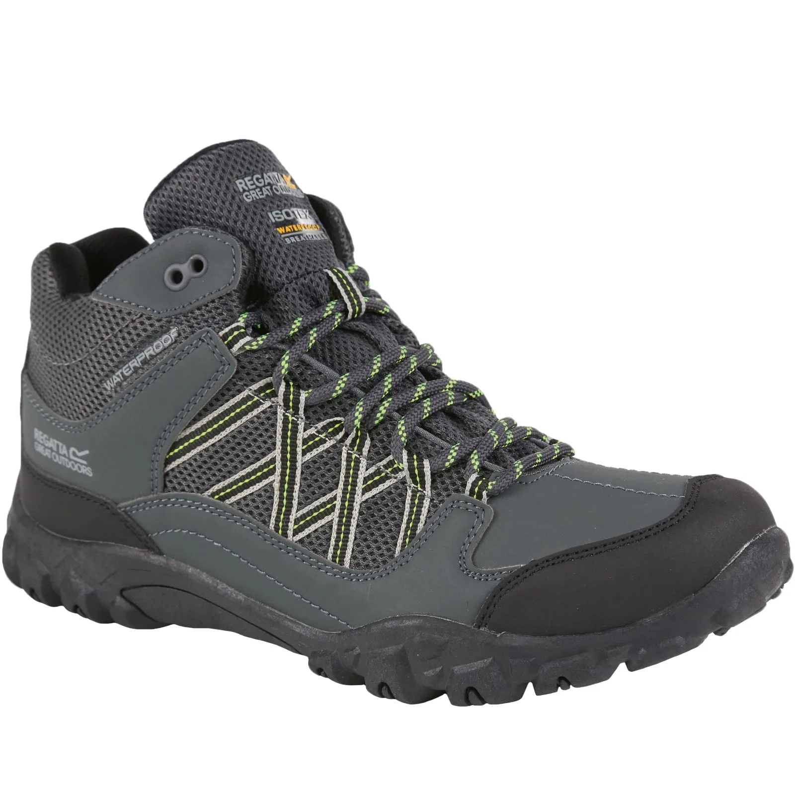 Regatta Mens Edgepoint Waterproof Walking Boots - Grey