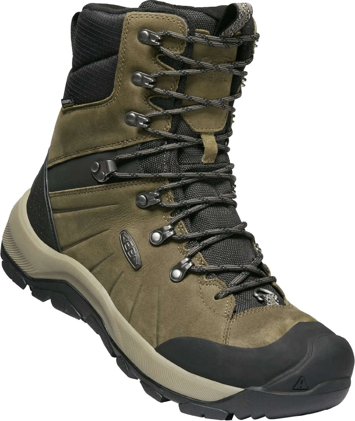 Revel High Polar Men's Waterproof Boot - Canteen/Black