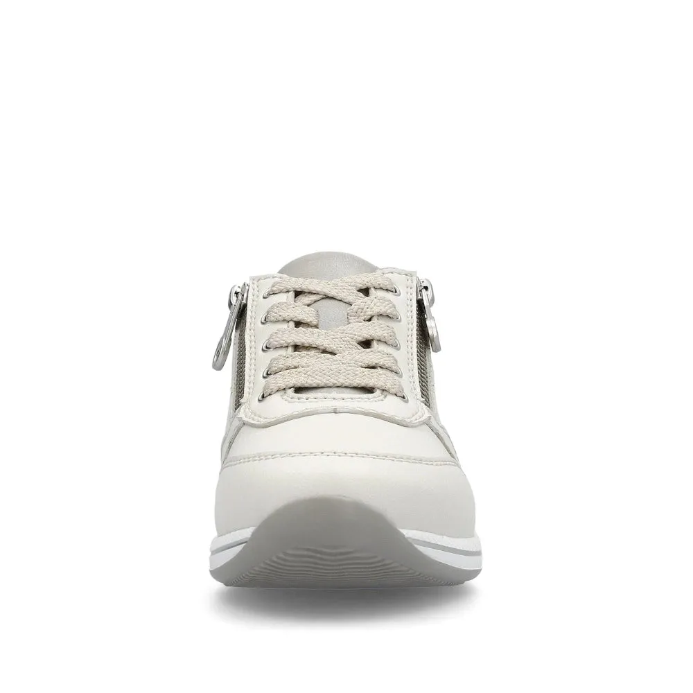 Rieker N1100 Ladies Trainer White