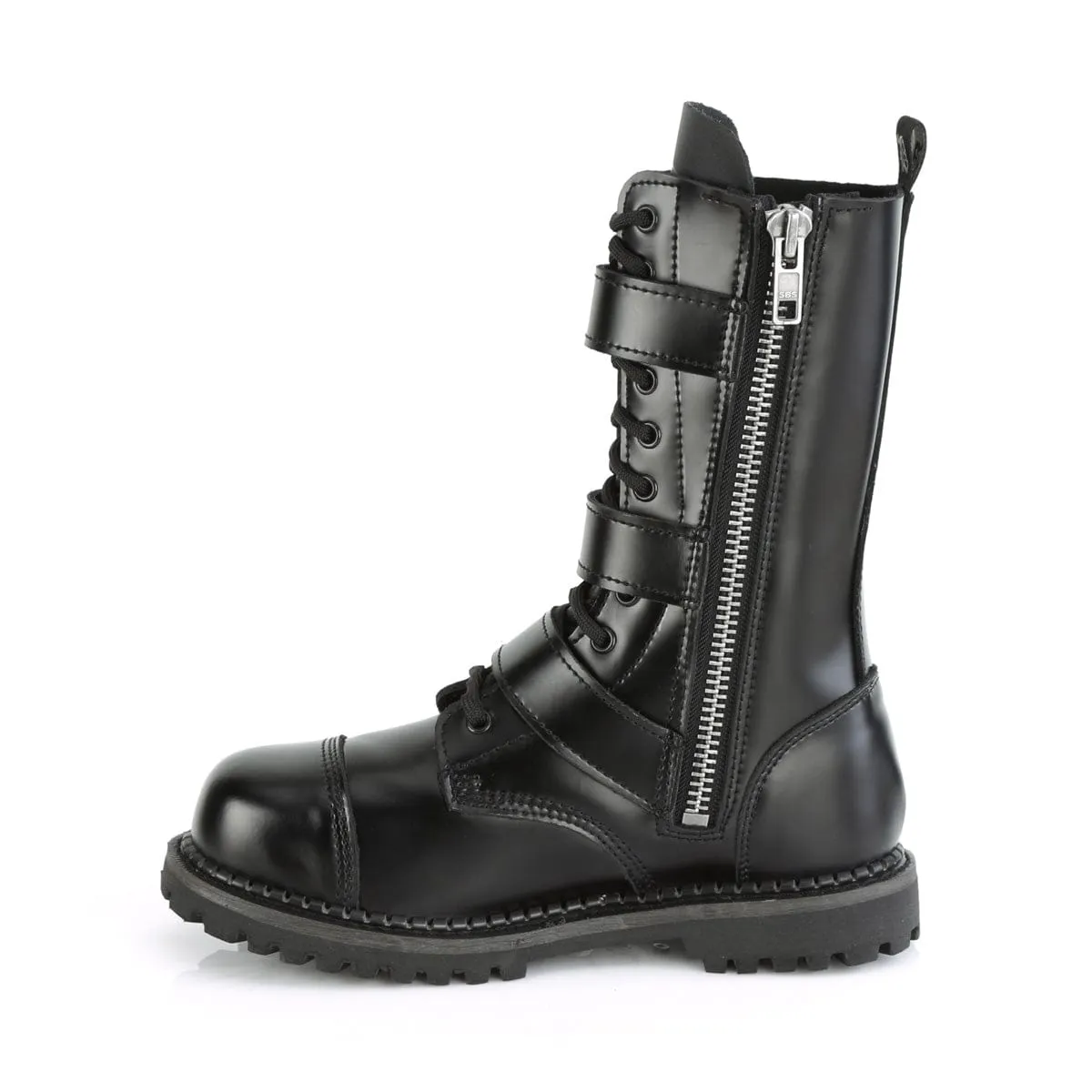 RIOT-12BK Black Leather