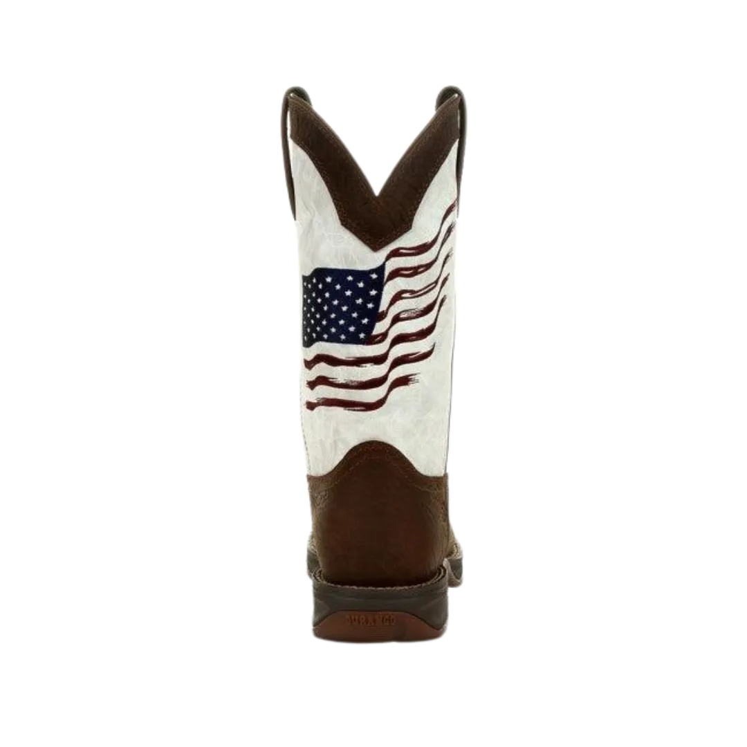 Rocky Boot Women's Durango Rebel Distressed Flag Embroidered Boots