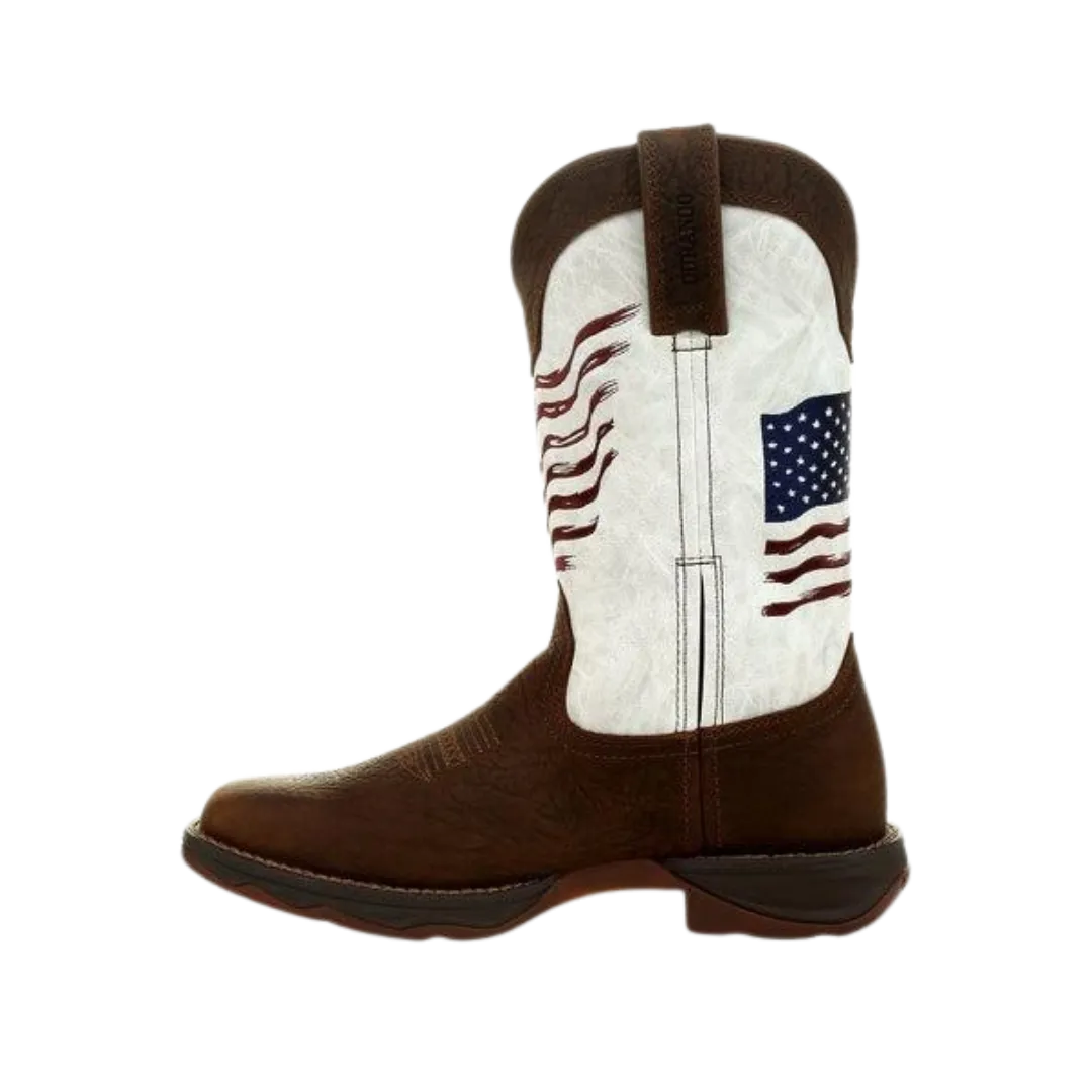 Rocky Boot Women's Durango Rebel Distressed Flag Embroidered Boots