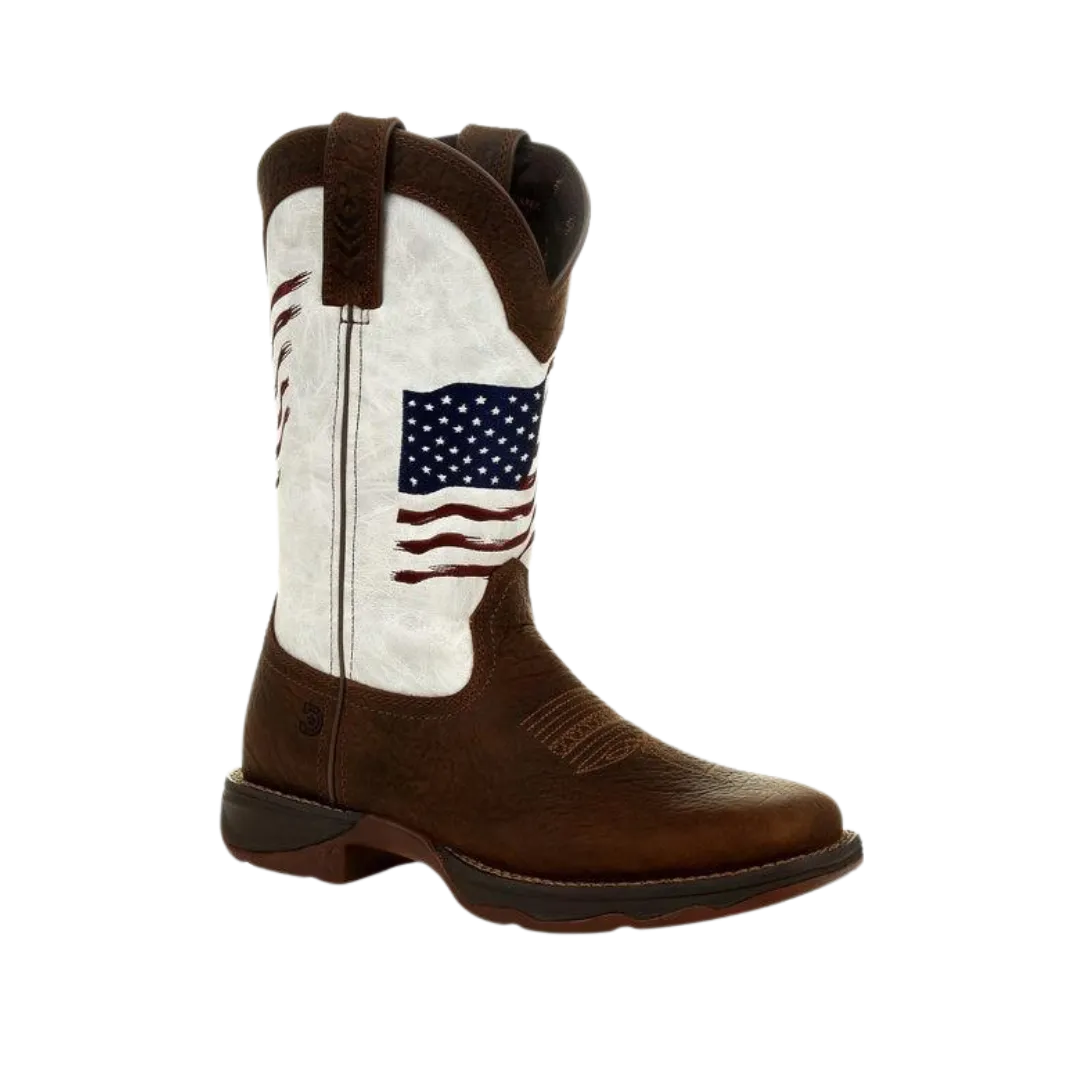 Rocky Boot Women's Durango Rebel Distressed Flag Embroidered Boots