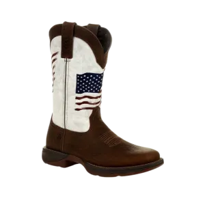 Rocky Boot Women's Durango Rebel Distressed Flag Embroidered Boots