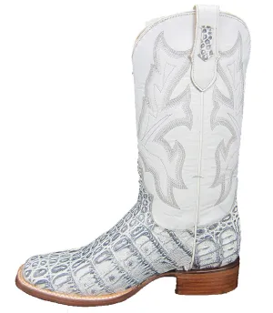 ROPER Women's Boots Square Toe Caiman Vamp, White