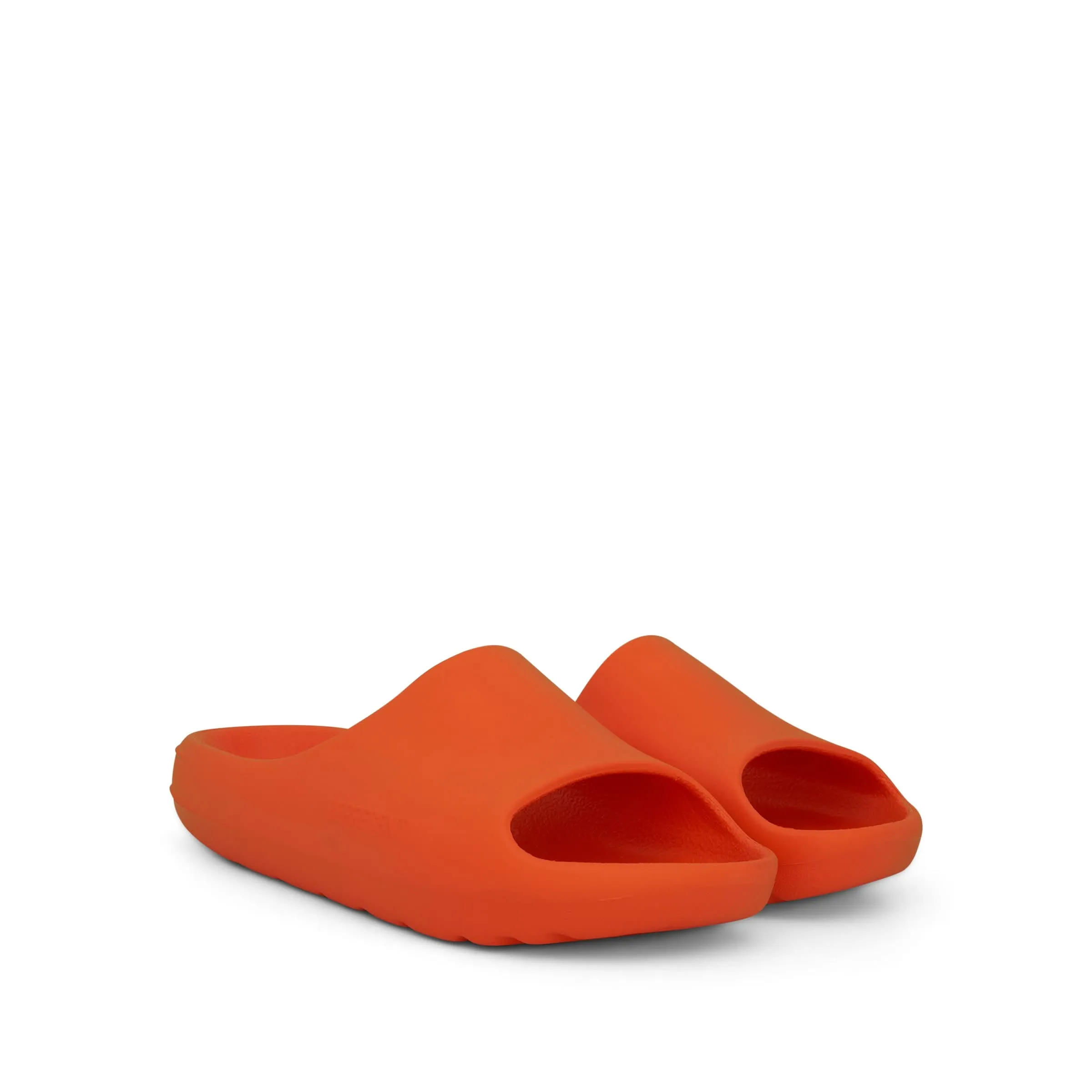 Rubber Sliders in Neon Orange