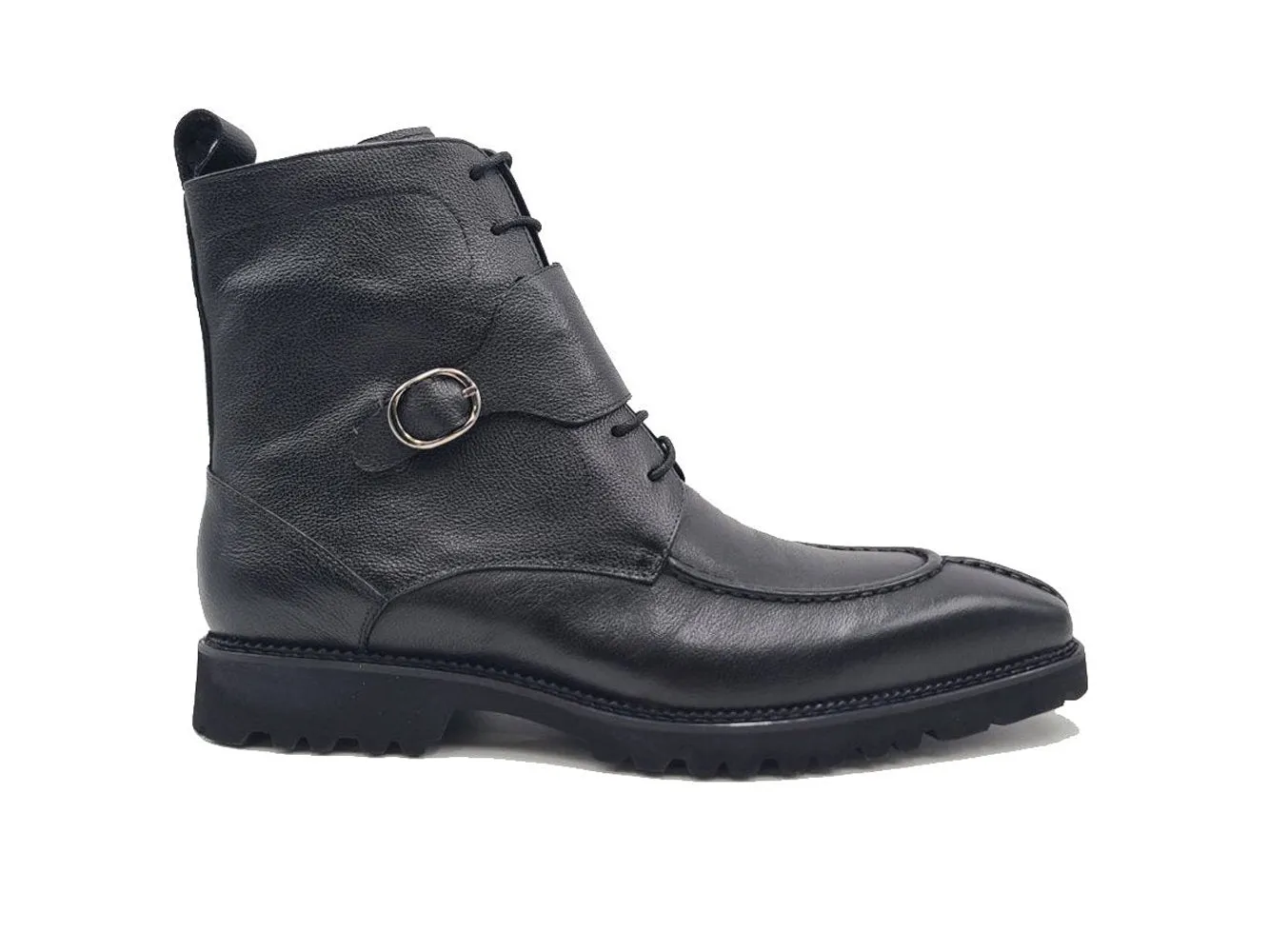 Rugged Split Toe Lace-up Boot