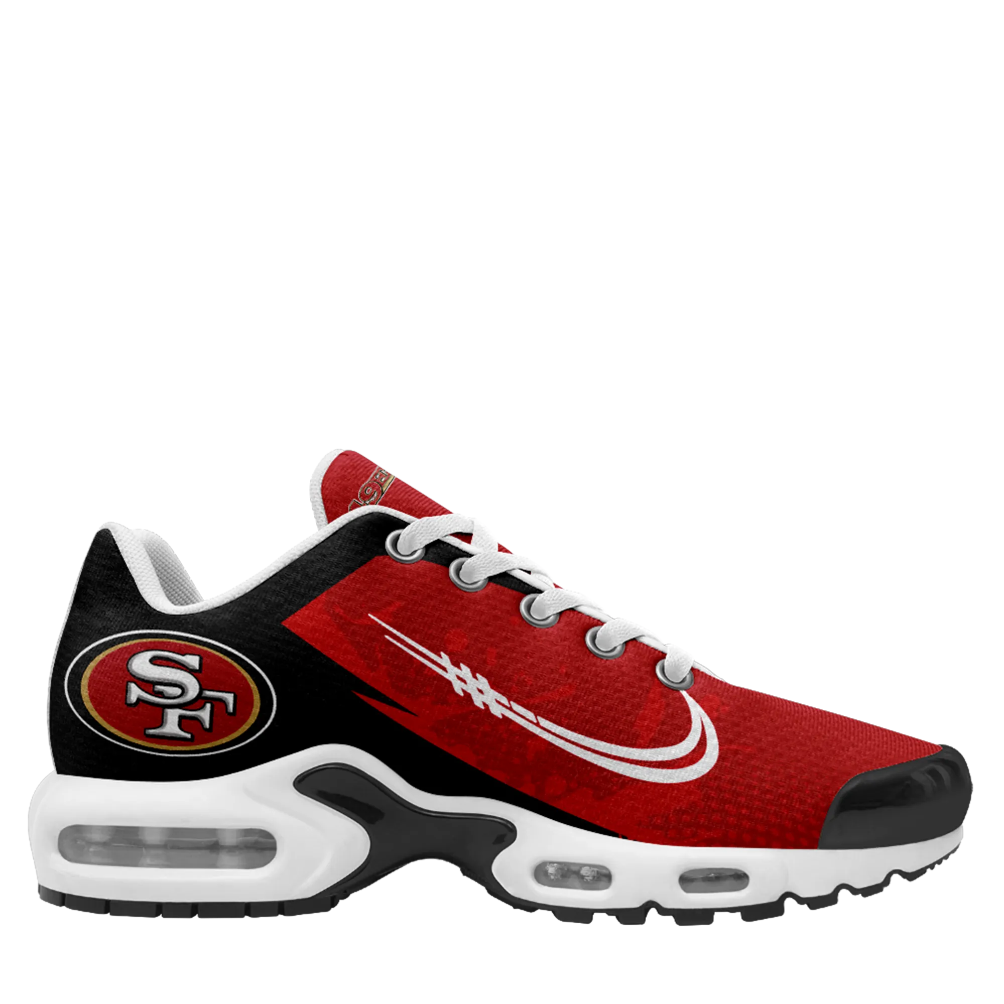 San Francisco 49ers- Fashion Men/Women Sports Shoes Sports Wear Shoes NFL Game Comfortable and Breathable