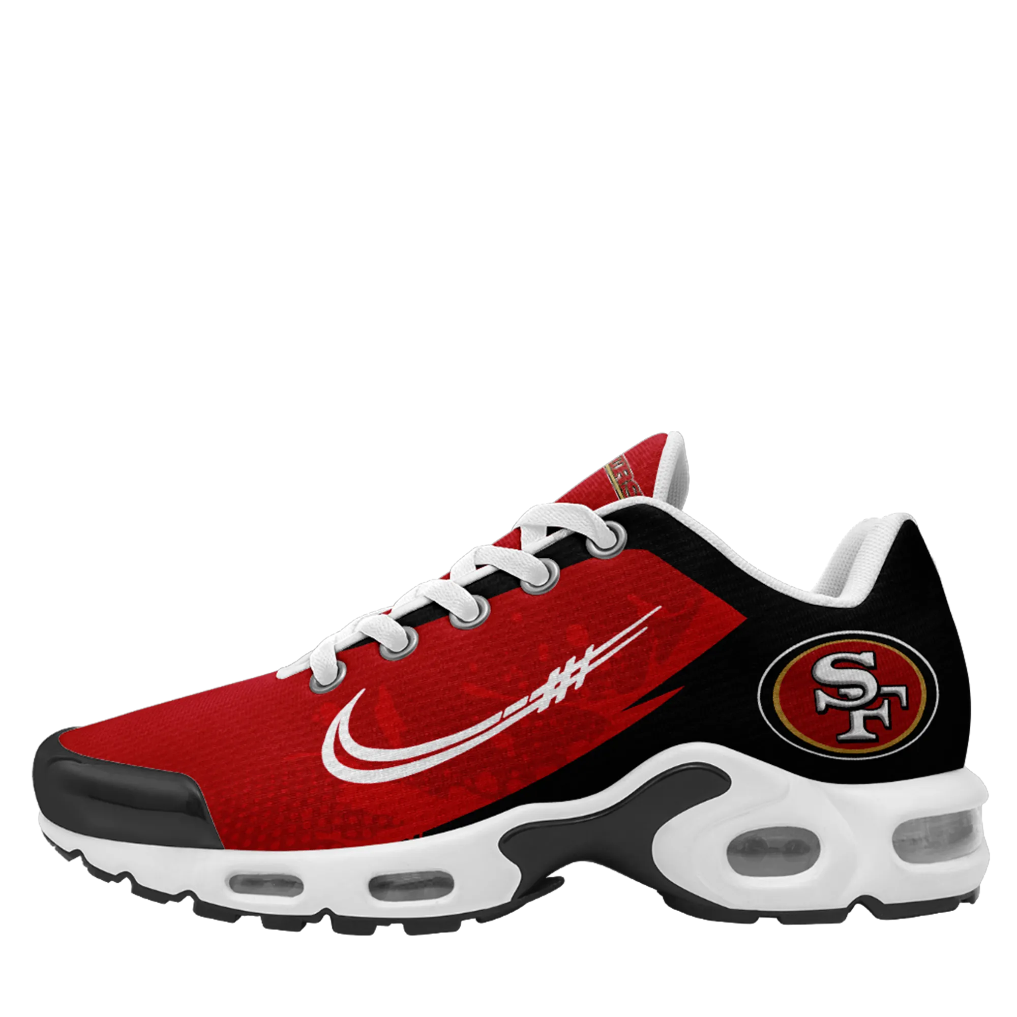 San Francisco 49ers- Fashion Men/Women Sports Shoes Sports Wear Shoes NFL Game Comfortable and Breathable