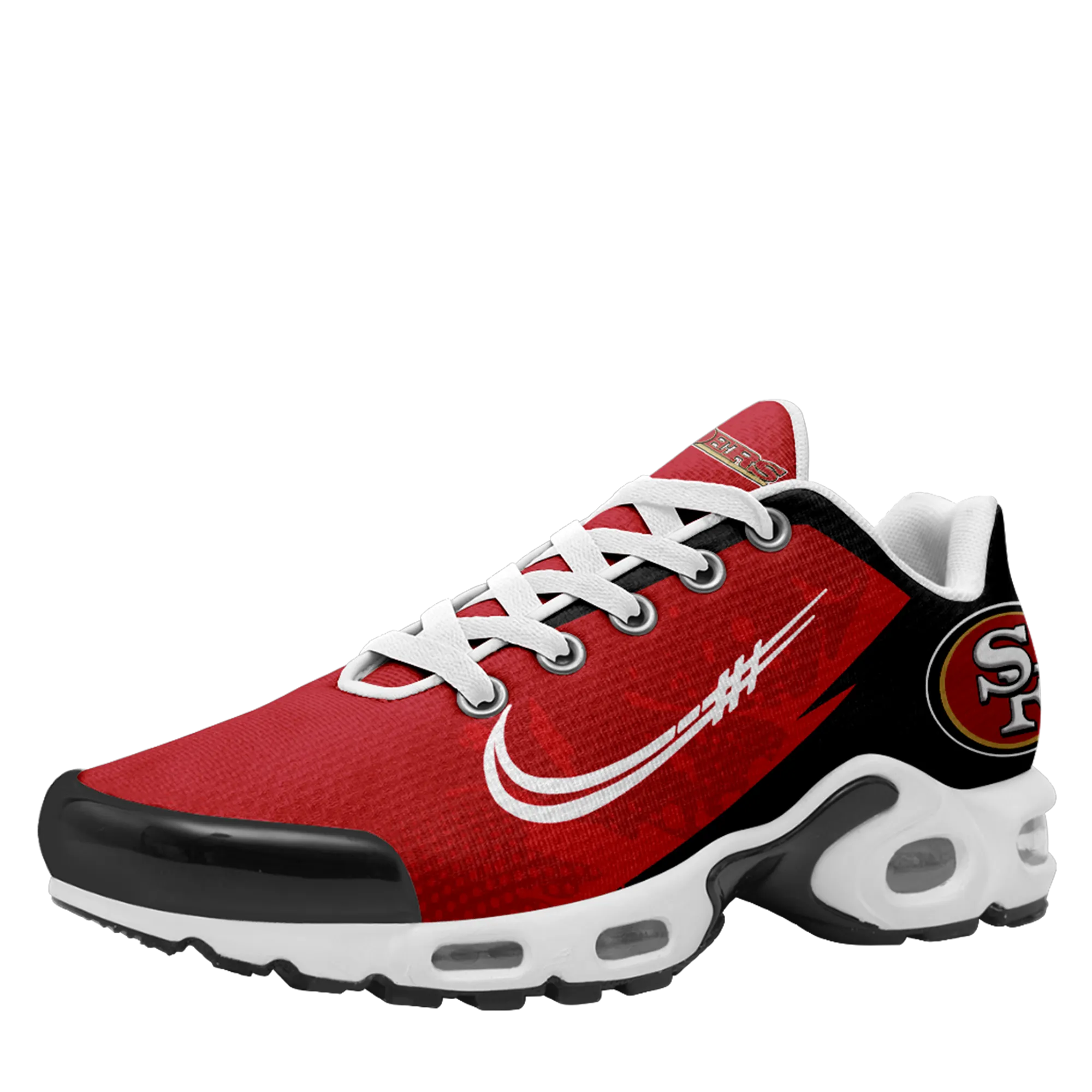 San Francisco 49ers- Fashion Men/Women Sports Shoes Sports Wear Shoes NFL Game Comfortable and Breathable