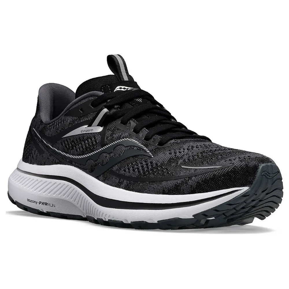 Saucony Omni 21 Black/White Running Shoe (Women's)