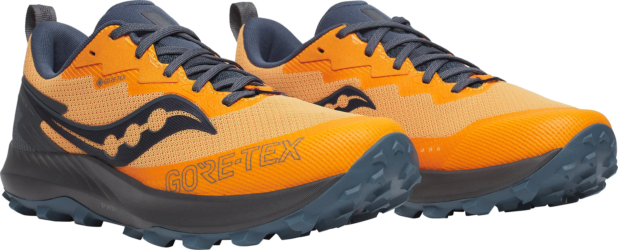 Saucony Peregrine 14 GORE-TEX Mens Trail Running Shoes - Orange