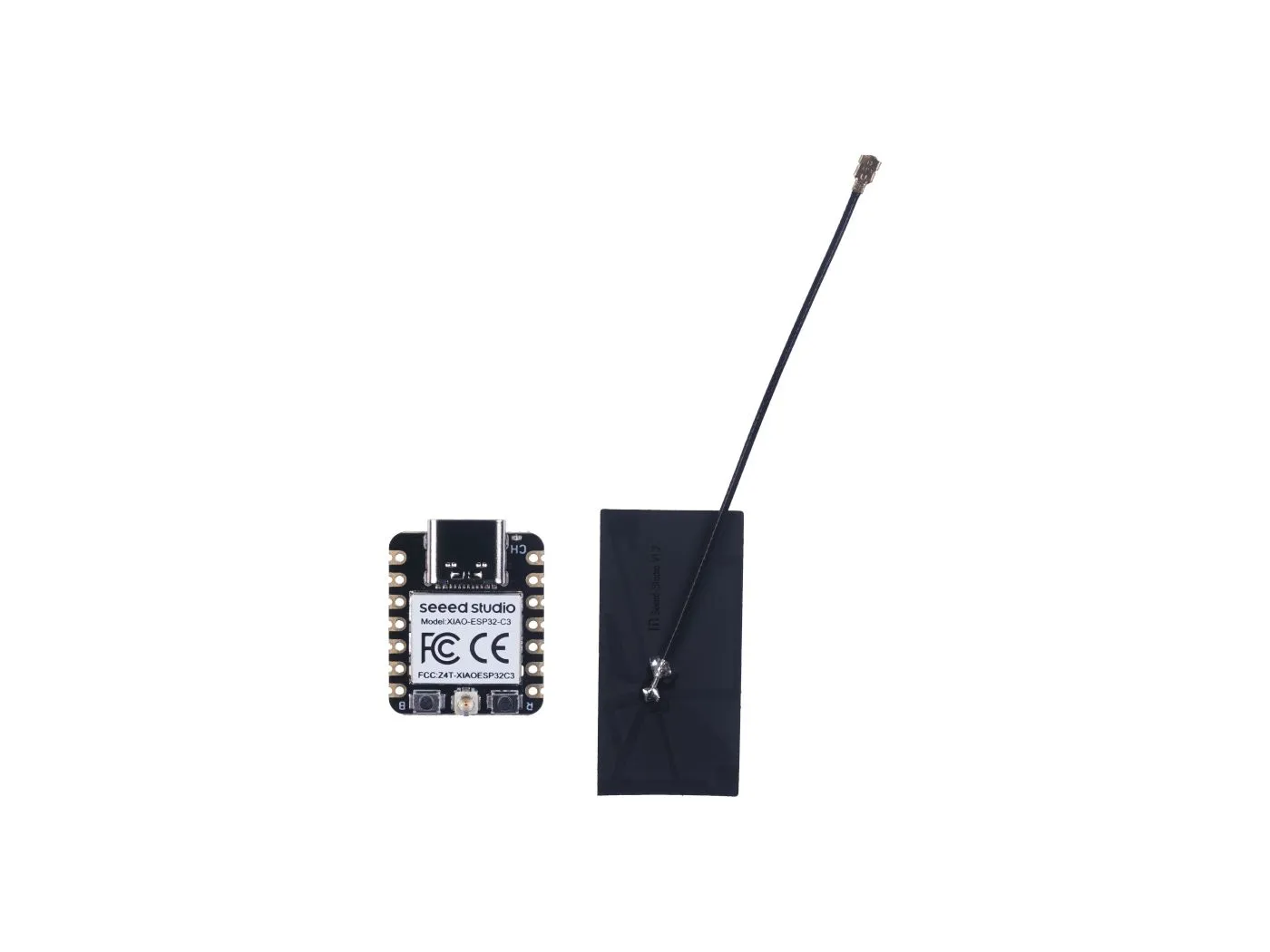 Seeed Studio XIAO ESP32C3 - Cost-effective tiny microcontroller with complete Wi-Fi subsystem and BLE, battery charge supported, power efficiency and rich Interface