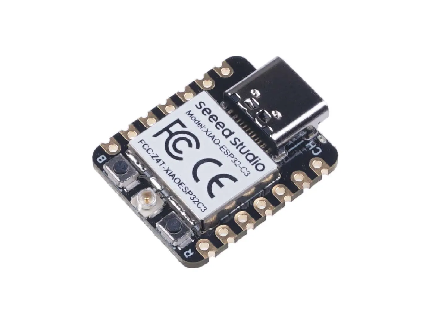 Seeed Studio XIAO ESP32C3 - Cost-effective tiny microcontroller with complete Wi-Fi subsystem and BLE, battery charge supported, power efficiency and rich Interface